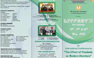 LITFEST-21, an International Online Conference on The Effect of Pandemic on Modern Literature LITFEST-21, an International Online Conference on The Effect of Pandemic on Modern Literature