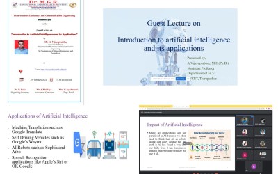 Guest Lecture on the Introduction to Artificial Intelligence and its Applications Guest Lecture on the Introduction to Artificial Intelligence and its Applications