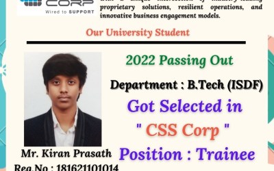 Placement Of 2022 Passing Out Student At CSS Corp Placement Of 2022 Passing Out Student At CSS Corp