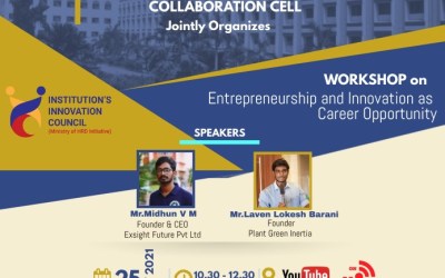 Workshop on Entrepreneurship and Innovation as Career Opportunity Workshop on Entrepreneurship and Innovation as Career Opportunity