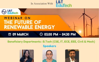 Webinar on ‘The Future of Renewable Energy’ Webinar on ‘The Future of Renewable Energy’