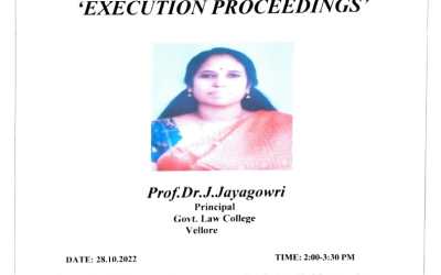 A Special Lecture on Execution Proceedings. A Special Lecture on Execution Proceedings.