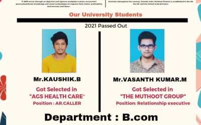 Placement of 2021 Passed Out Students Placement of 2021 Passed Out Students