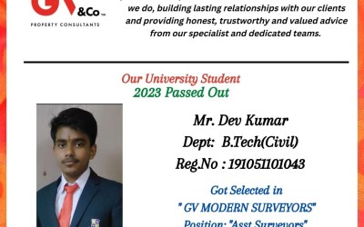 Placement of 2023 Passed Out Student in GV Modern Surveyors Placement of 2023 Passed Out Student in GV Modern Surveyors