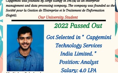 Placement of 2022 Passing out B Tech Student Placement of 2022 Passing out B Tech Student