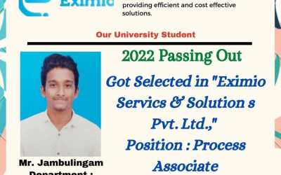 Placement of 2022 Passing Out Student in Eximic Placement of 2022 Passing Out Student in Eximic