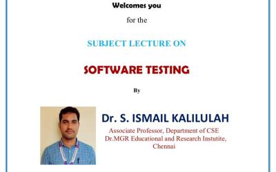 Guest Lecture on Software Testing Guest Lecture on Software Testing