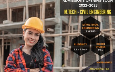 Admissions Opening Soon 2022-2023 M. Tech Civil Engineering Admissions Opening Soon 2022-2023 M. Tech Civil Engineering