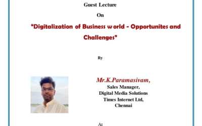 Guest Lecture On Digitalization Of Business World Guest Lecture On Digitalization Of Business World