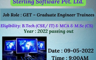 Campus Drive by Sterling Software Pvt Ltd Campus Drive by Sterling Software Pvt Ltd