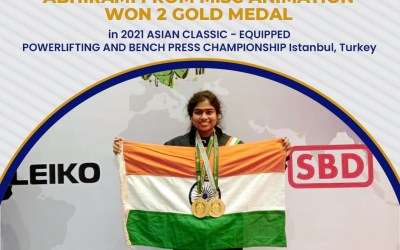 Abhirami From M. Sc. Animation won 2 Gold Medals Abhirami From M. Sc. Animation won 2 Gold Medals