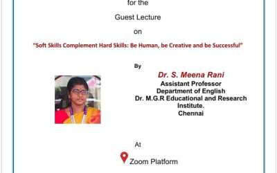 Guest Lecture on Soft Skills Complement Hard Skills: Be human, be creative, and be successful Guest Lecture on Soft Skills Complement Hard Skills: Be human, be creative, and be successful