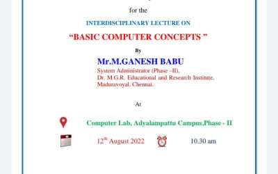 Interdisciplinary Lecture on ”BASIC COMPUTER CONCEPTS” Interdisciplinary Lecture on ”BASIC COMPUTER CONCEPTS”
