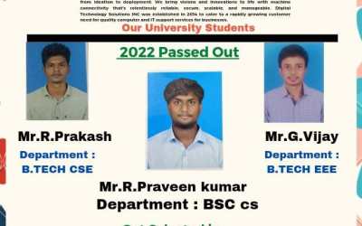 Placement of 2022 Passing Out Student in DIGI Technology Placement of 2022 Passing Out Student in DIGI Technology