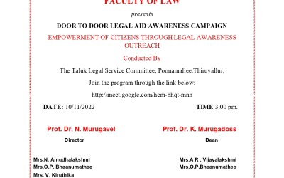 DOOR TO DOOR LEGAL AID AWARENESS CAMPAIGN DOOR TO DOOR LEGAL AID AWARENESS CAMPAIGN