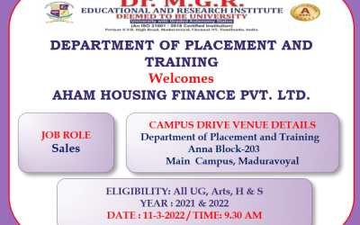 Campus Drive by Aham Housing Finance Pvt. Ltd. Campus Drive by Aham Housing Finance Pvt. Ltd.