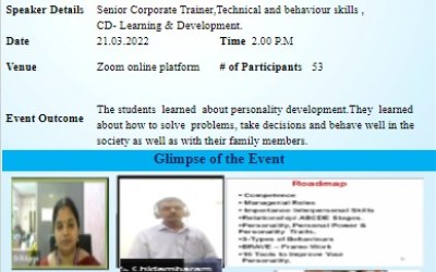Event Report on Personality Development Event Report on Personality Development
