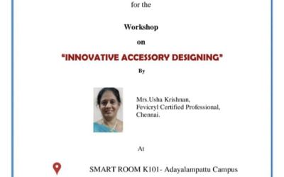 Workshop on ”Innovative Accessory Designing” Workshop on ”Innovative Accessory Designing”