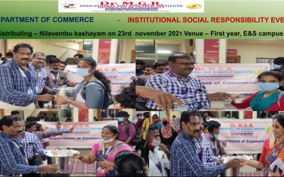 Report on Institutional Social Responsibility Event Report on Institutional Social Responsibility Event