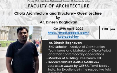Guest Lecture on Chola Architecture and Structure Guest Lecture on Chola Architecture and Structure