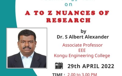 Technology Talk on A-Z Nuances of Research Technology Talk on A-Z Nuances of Research