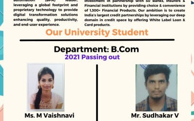 Placement of 2021 passed out B. Com students Placement of 2021 passed out B. Com students