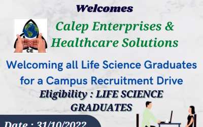 Department of Placement and Training Welcomes Calep Enterprises & Healthcare Solution For Campus Hiring Department of Placement and Training Welcomes Calep Enterprises & Healthcare Solution For Campus Hiring