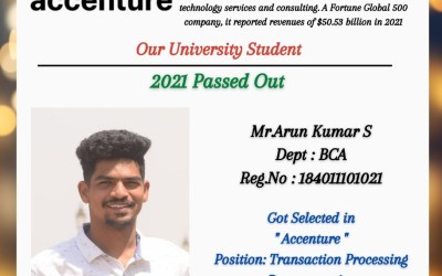 Placement Of 2021 Passed Out BCA Student At Accenture Placement Of 2021 Passed Out BCA Student At Accenture