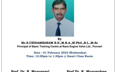 A Special Lecture on “Effective Communication Skill” A Special Lecture on “Effective Communication Skill”