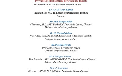 JEC on Prevention of Manufacturing Environmental Impacts JEC on Prevention of Manufacturing Environmental Impacts