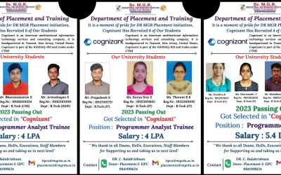 Placement of 2023 passing out 10 student in Cognizant. Placement of 2023 passing out 10 student in Cognizant.