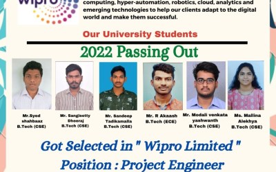 Announcement by Department of Placement & Training Announcement by Department of Placement & Training