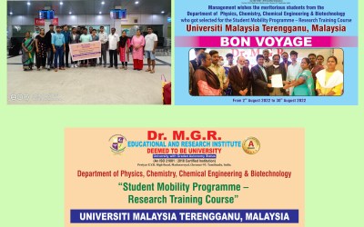 Student Mobility Program – Research Training Course Student Mobility Program – Research Training Course