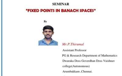 Seminar on Fixed Points in Banach Spaces Seminar on Fixed Points in Banach Spaces