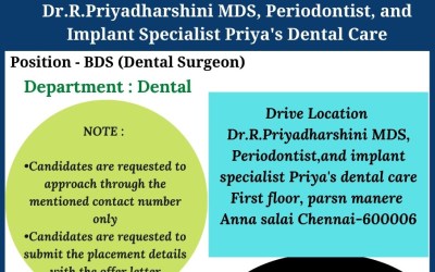 campus drive in Implant Specialist priya’s dental care campus drive in Implant Specialist priya’s dental care