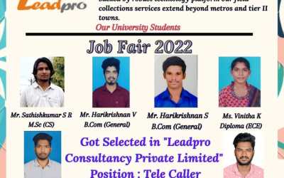 Placement of 2022 Passing out Students in Leadpro Placement of 2022 Passing out Students in Leadpro