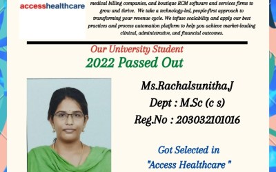 Placement of 2022 passed out student in Access Healthcare Placement of 2022 passed out student in Access Healthcare