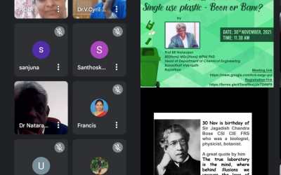 Awareness Talk on Single use of plastics-Bone/Bane Awareness Talk on Single use of plastics-Bone/Bane