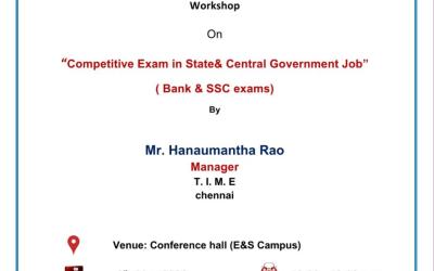 Workshop on Competitive Exams on State and Central Government Jobs Workshop on Competitive Exams on State and Central Government Jobs