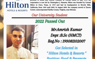 Placement Of 2022 Passed Out Student At Hilton Hotels & Resorts Placement Of 2022 Passed Out Student At Hilton Hotels & Resorts