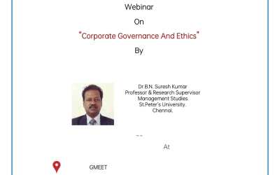 Webinar on Corporate Governance and Ethnics Webinar on Corporate Governance and Ethnics
