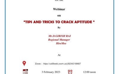 Webinar on Tips And Tricks To Crack Aptitude Webinar on Tips And Tricks To Crack Aptitude