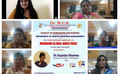 Report on International Webinar on MANAGING GLOBAL WORKFORCE Report on International Webinar on MANAGING GLOBAL WORKFORCE