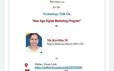 Technology Talk On “New Age Digital Marketing Program” Technology Talk On “New Age Digital Marketing Program”