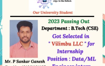 Internship Of 2022 Passed Out B.Tech Student At Vilimbu Internship Of 2022 Passed Out B.Tech Student At Vilimbu