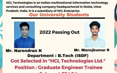 Placement of 2022 Passing out Students Placement of 2022 Passing out Students