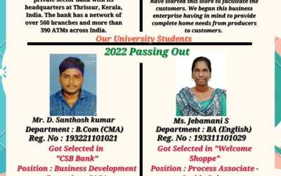 Placement of 2022 Passing Out Students Placement of 2022 Passing Out Students