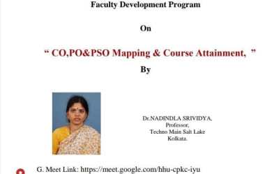 Faculty Development Program by Faculty of Management Studies Faculty Development Program by Faculty of Management Studies
