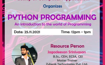 Python Programming–An Introduction to the World of Programming Python Programming–An Introduction to the World of Programming