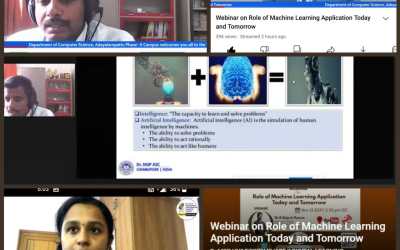 Webinar on Role of Machine Learning Application Today and Tomorrow Webinar on Role of Machine Learning Application Today and Tomorrow